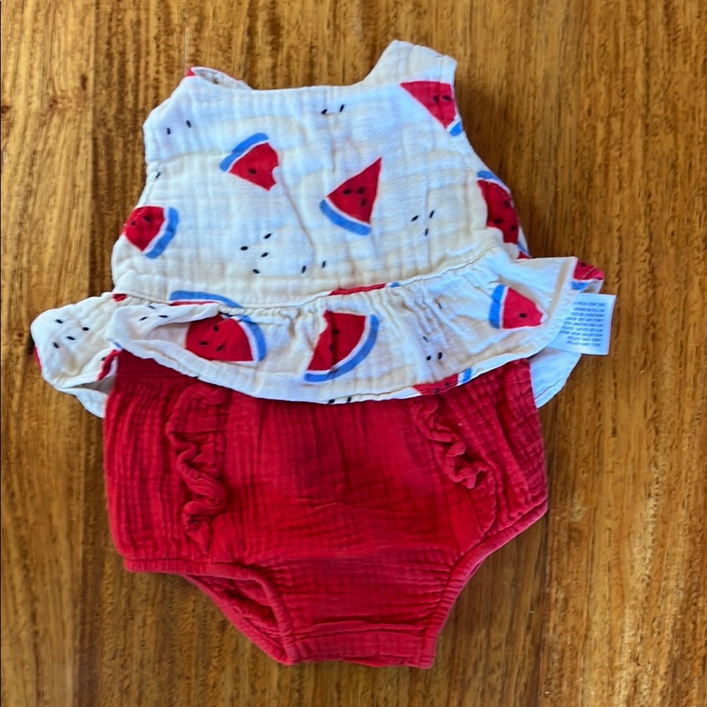Cat and Jack Watermelon Print Kids Outfit